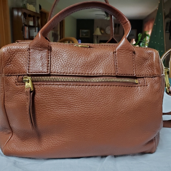 Fossil Handbags - Fossil Emma Leather Satchel / Crossbody